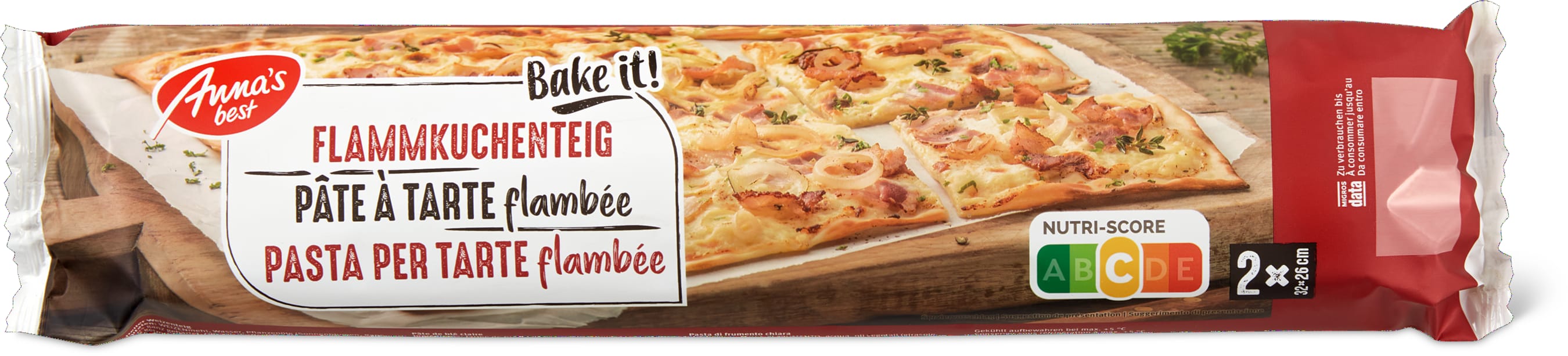 Anna's Best Pasta per tarte flambée vegano 2x200g